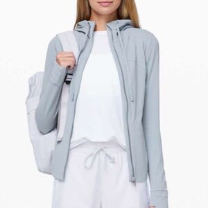 Lululemon Hooded Define Jacket Nulu in Chambray